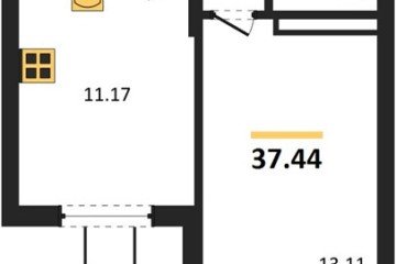 Фото №1: 1-комнатная квартира 37 м² - Северская, мкр. ЖК Цветной Бульвар, 