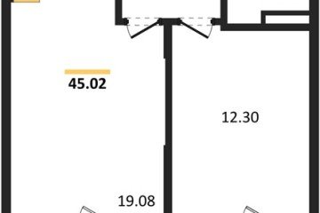 Фото №1: 1-комнатная квартира 45 м² - Северская, мкр. ЖК Цветной Бульвар, 