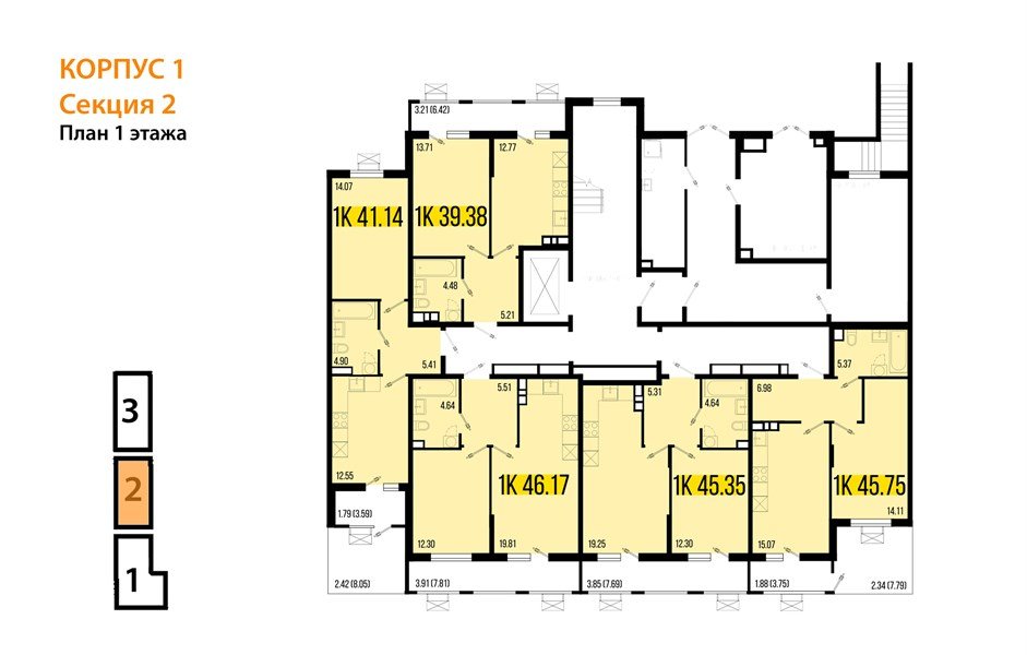 Фото №8: 1-комнатная квартира 46 м² - Северская, мкр. ЖК Цветной Бульвар