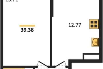 Фото №1: 1-комнатная квартира 39 м² - Северская, мкр. ЖК Цветной Бульвар, 