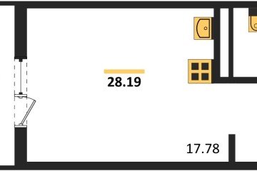Фото №1: Студия 28 м² - Северская, мкр. ЖК Цветной Бульвар, 