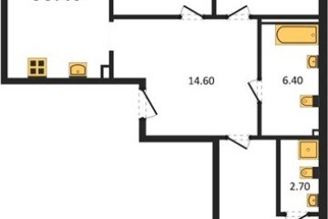 Фото №1: 3-комнатная квартира 93 м² - Краснодар, мкр. Прикубанский внутригородской округ, 