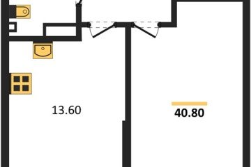 Фото №1: 1-комнатная квартира 40 м² - Краснодар, мкр. Прикубанский внутригородской округ, 