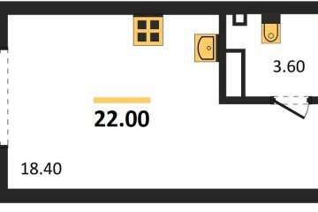 Фото №1: Студия 22 м² - Краснодар, мкр. Парк Победы, 