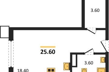 Фото №1: Студия 25 м² - Краснодар, мкр. Парк Победы, 