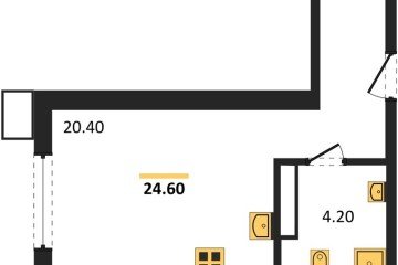 Фото №1: Студия 24 м² - Краснодар, мкр. Парк Победы, 