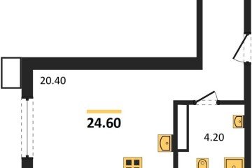 Фото №1: Студия 24 м² - Краснодар, мкр. Парк Победы, 
