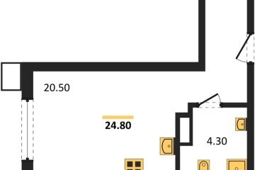 Фото №1: Студия 24 м² - Краснодар, мкр. Парк Победы, 