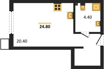 Фото №1: Студия 24 м² - Краснодар, мкр. Парк Победы, 