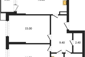 Фото №1: 2-комнатная квартира 70 м² - Краснодар, мкр. Прикубанский внутригородской округ, 