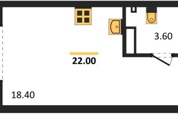 Фото №1: Студия 22 м² - Краснодар, мкр. Прикубанский внутригородской округ, 