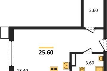 Фото №1: Студия 25 м² - Краснодар, мкр. Прикубанский внутригородской округ, 