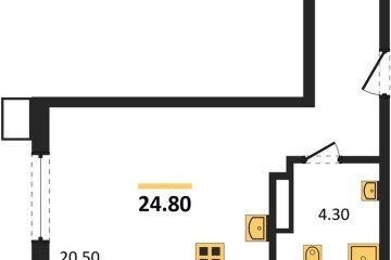 Фото №1: Студия 24 м² - Краснодар, мкр. Прикубанский внутригородской округ, 