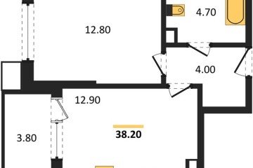 Фото №1: 1-комнатная квартира 38 м² - Краснодар, мкр. Прикубанский внутригородской округ, 
