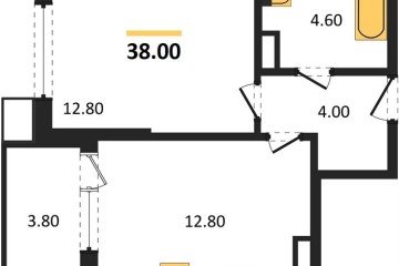 Фото №1: 1-комнатная квартира 38 м² - Краснодар, мкр. Прикубанский внутригородской округ, 