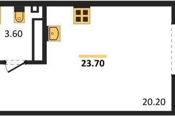 Фото №1: Студия 23 м² - Краснодар, мкр. Прикубанский внутригородской округ, 