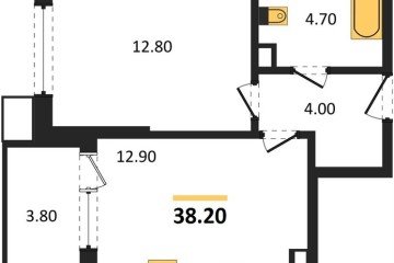 Фото №1: 1-комнатная квартира 38 м² - Краснодар, мкр. Прикубанский внутригородской округ, 