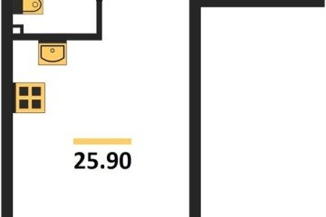 Фото №1: Студия 25 м² - Краснодар, мкр. Парк Победы, 