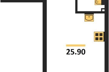Фото №1: Студия 25 м² - Краснодар, мкр. Парк Победы, 