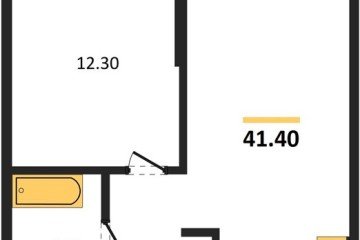 Фото №1: 1-комнатная квартира 41 м² - Краснодар, мкр. Прикубанский внутригородской округ, 
