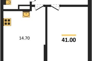 Фото №1: 1-комнатная квартира 41 м² - Краснодар, мкр. Прикубанский внутригородской округ, 