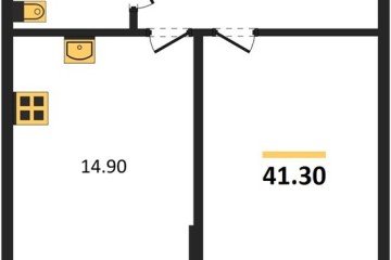 Фото №1: 1-комнатная квартира 41 м² - Краснодар, мкр. Прикубанский внутригородской округ, 