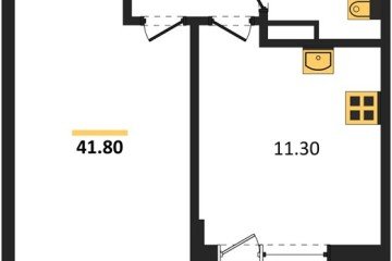 Фото №1: 1-комнатная квартира 41 м² - Краснодар, мкр. Прикубанский внутригородской округ, 