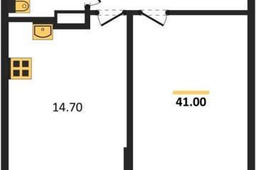 Фото №1: 1-комнатная квартира 41 м² - Краснодар, мкр. Прикубанский внутригородской округ, 