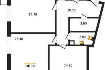Фото №1: 3-комнатная квартира 100 м² - Краснодар, мкр. Прикубанский внутригородской округ, 