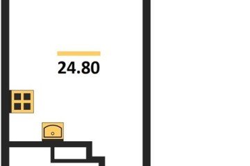 Фото №1: Студия 24 м² - Краснодар, мкр. Прикубанский внутригородской округ, 
