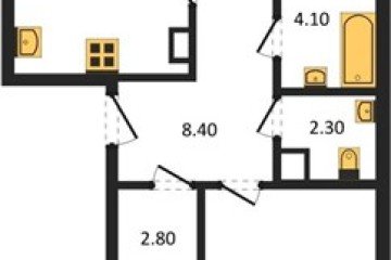 Фото №1: 2-комнатная квартира 72 м² - Краснодар, мкр. Прикубанский внутригородской округ, 