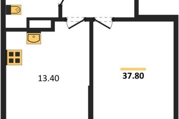 Фото №1: 1-комнатная квартира 37 м² - Краснодар, мкр. Прикубанский внутригородской округ, 
