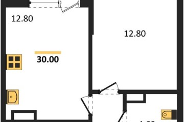 Фото №1: 1-комнатная квартира 38 м² - Краснодар, мкр. Прикубанский внутригородской округ, 