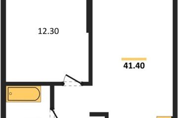 Фото №1: 1-комнатная квартира 41 м² - Краснодар, мкр. Прикубанский внутригородской округ, 