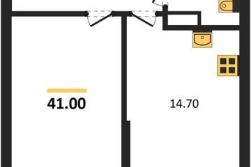 Фото №1: 1-комнатная квартира 41 м² - Краснодар, мкр. Прикубанский внутригородской округ, 