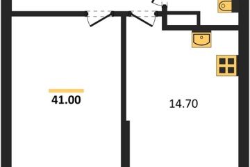 Фото №1: 1-комнатная квартира 41 м² - Краснодар, мкр. Прикубанский внутригородской округ, 