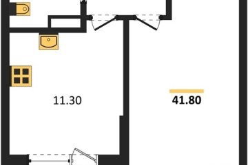 Фото №1: 1-комнатная квартира 41 м² - Краснодар, мкр. Прикубанский внутригородской округ, 