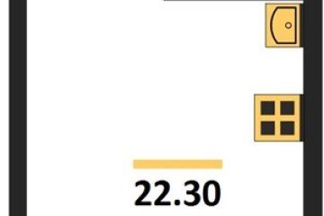 Фото №1: Студия 22 м² - Краснодар, мкр. Парк Победы, 