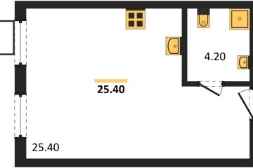 Фото №1: Студия 29 м² - Краснодар, мкр. Прикубанский внутригородской округ, 