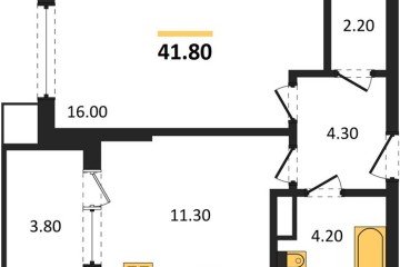 Фото №1: 1-комнатная квартира 41 м² - Краснодар, мкр. Прикубанский внутригородской округ, 