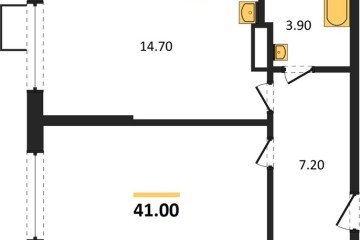 Фото №1: 1-комнатная квартира 41 м² - Краснодар, мкр. Прикубанский внутригородской округ, 