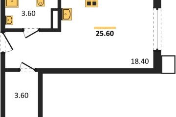 Фото №1: Студия 25 м² - Краснодар, мкр. Прикубанский внутригородской округ, 