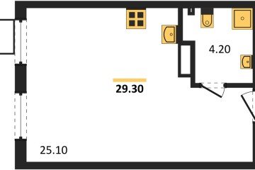 Фото №1: Студия 29 м² - Краснодар, мкр. Прикубанский внутригородской округ, 