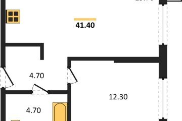 Фото №1: 1-комнатная квартира 41 м² - Краснодар, мкр. Прикубанский внутригородской округ, 