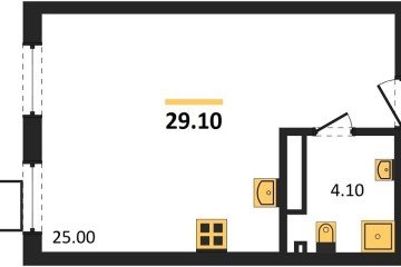 Фото №1: Студия 29 м² - Краснодар, мкр. Прикубанский внутригородской округ, 