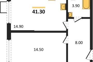 Фото №1: 1-комнатная квартира 41 м² - Краснодар, мкр. Прикубанский внутригородской округ, 