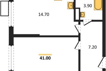Фото №1: 1-комнатная квартира 41 м² - Краснодар, мкр. Прикубанский внутригородской округ, 