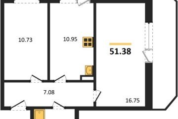 Фото №1: 2-комнатная квартира 51 м² - Краснодар, мкр. Восточно-Кругликовский, ул. Черкасская