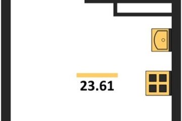 Фото №1: Студия 22 м² - Краснодар, мкр. Прикубанский внутригородской округ, 