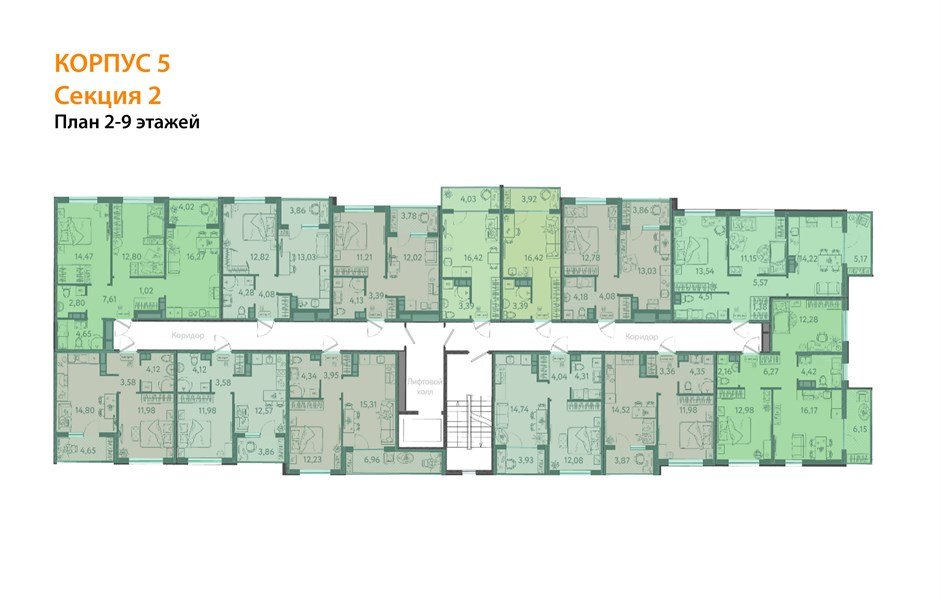 Фото №8: 2-комнатная квартира 61 м² - Краснодар, жилой комплекс Друзья, мкр. Прикубанский внутригородской округ